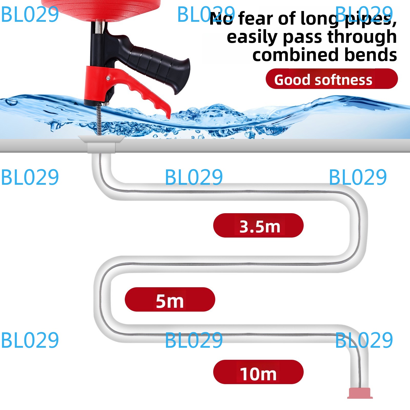 Professional Drain Snake Auger - Drain Snake Flexible avaliação e preço