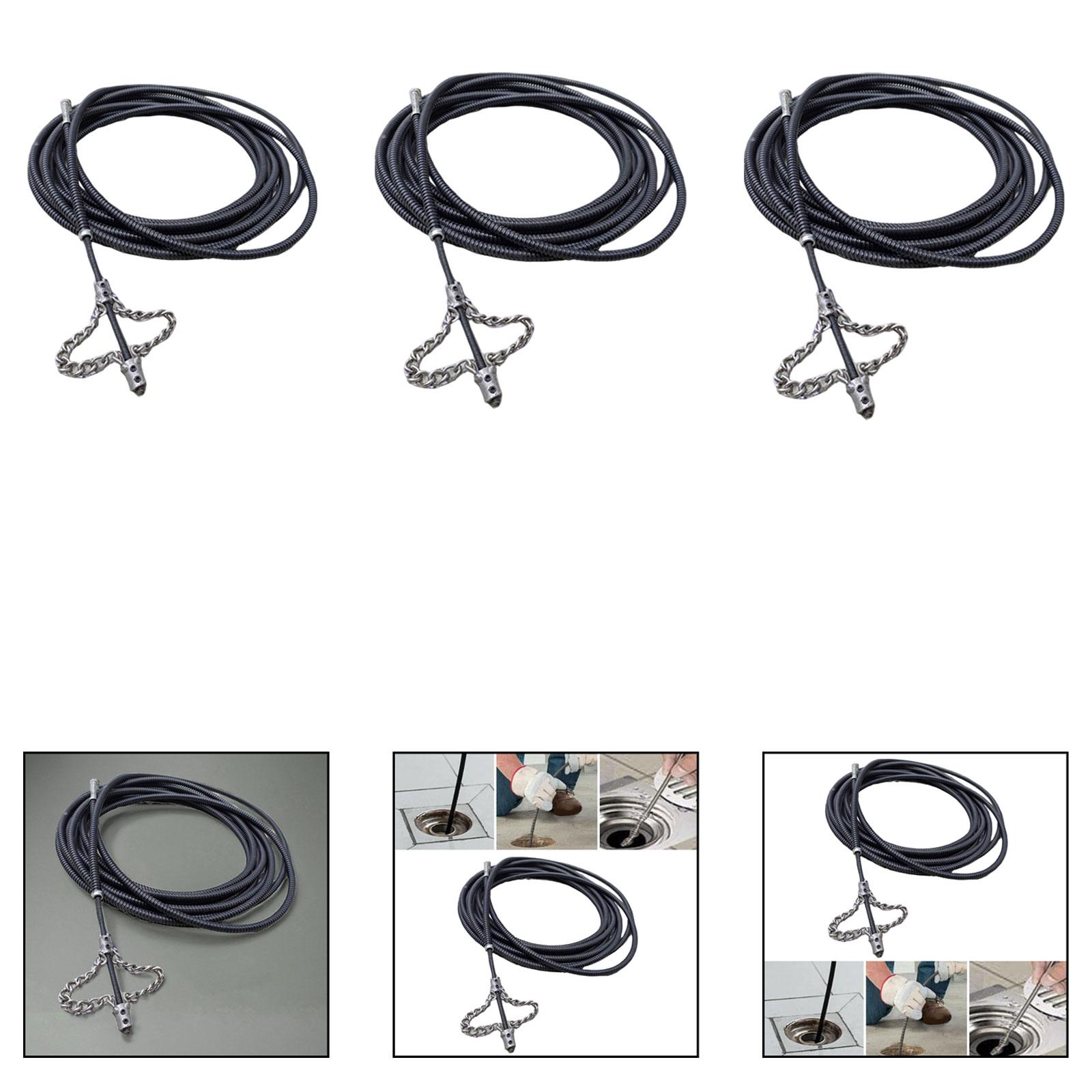Plumbing Snake Metal Drain Cle - Drain Snake Flexible avaliação e preço