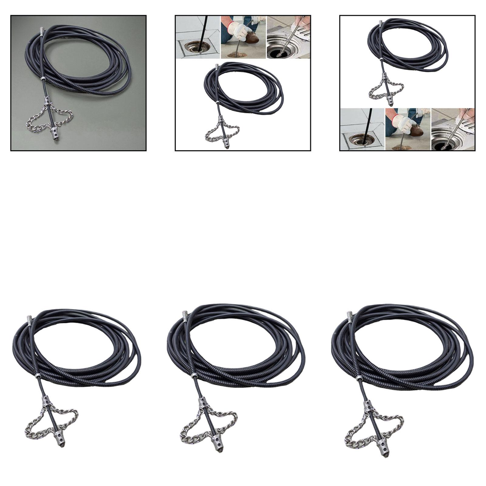 Plumbing Snake Metal Drain Cle - Drain Snake Flexible avaliação e preço