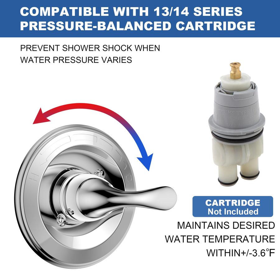 for D Faucet 13 Series SingleF - Shower Valve Cartridge avaliação e preço