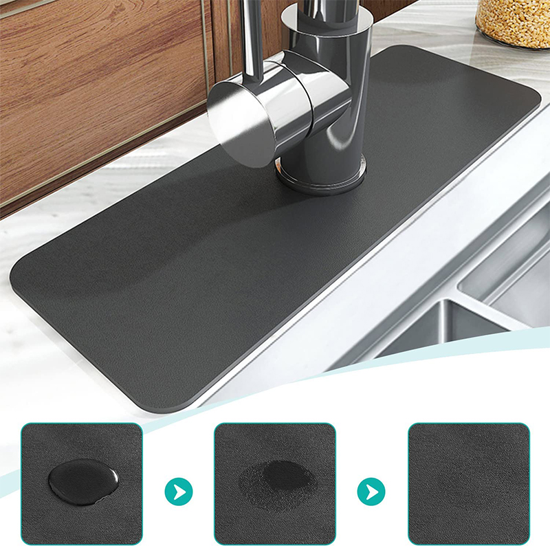 Upgraded Diatomite Sink Splash - Silicone Tap Washer avaliação e preço
