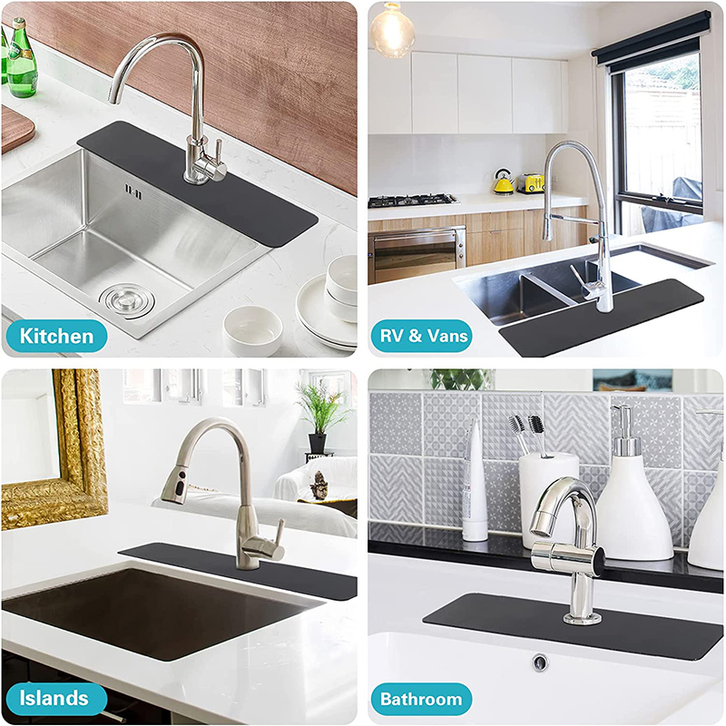 Upgraded Diatomite Sink Splash - Silicone Tap Washer avaliação e preço