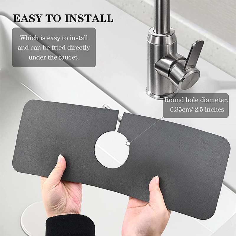 Upgraded Diatomite Sink Splash - Silicone Tap Washer avaliação e preço