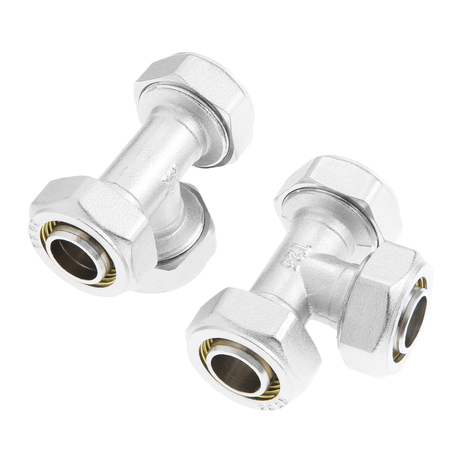 2Pcs 3/4’’ Tee Air Line Fittin - Compression Fitting Brass avaliação e preço