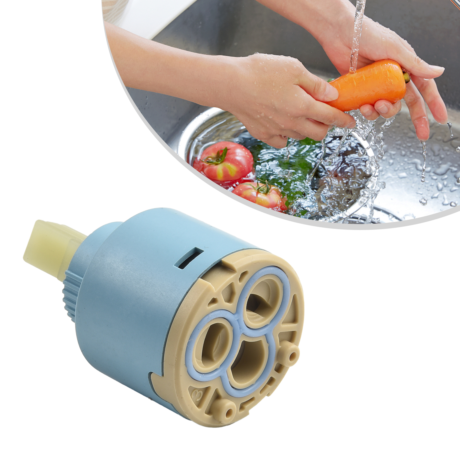 1pc Ceramic Cartridge 35mm/40m - Basin Mixer Cartridge avaliação e preço