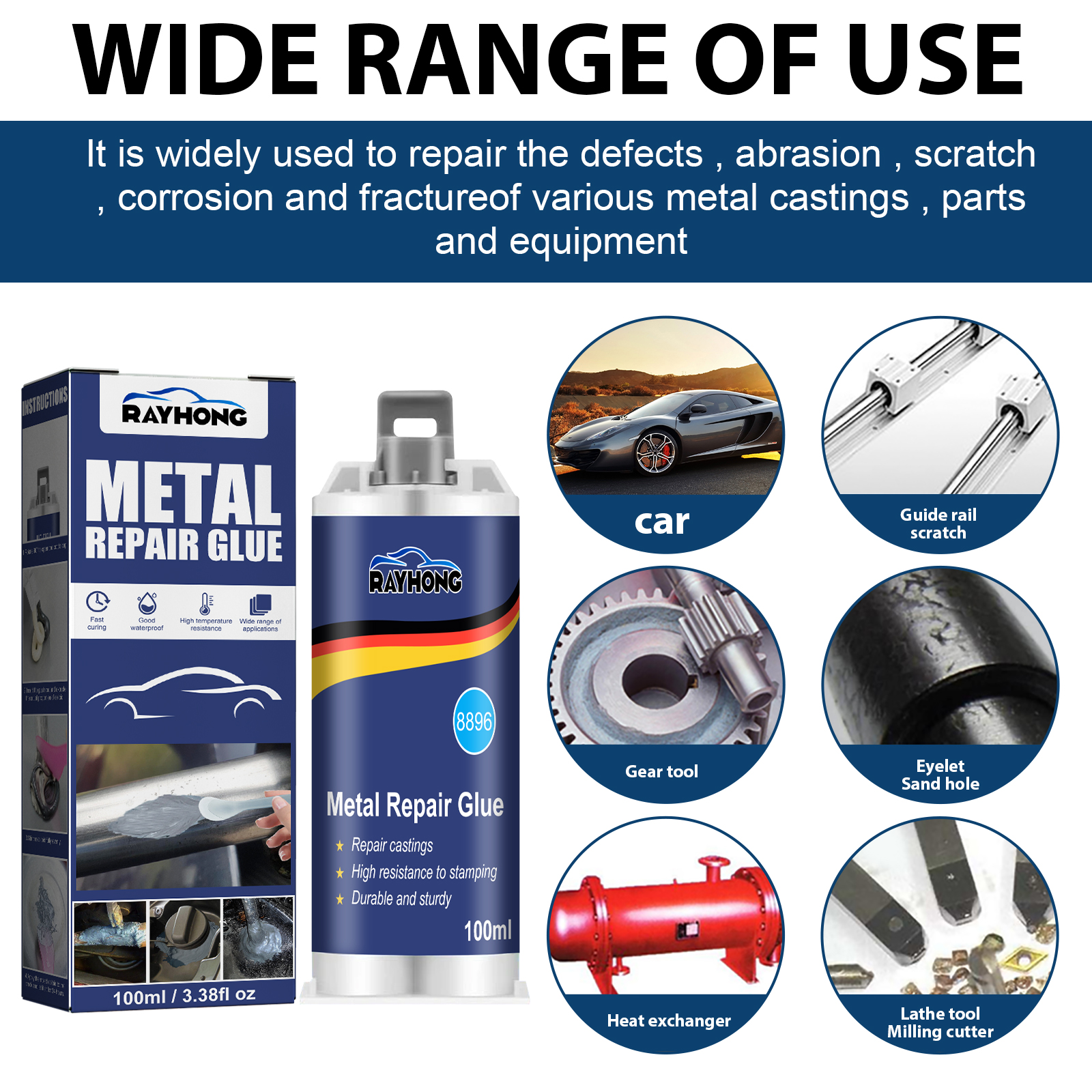 100ml Industrial Metal AB Cast - Solvent Weld Cement avaliação e preço