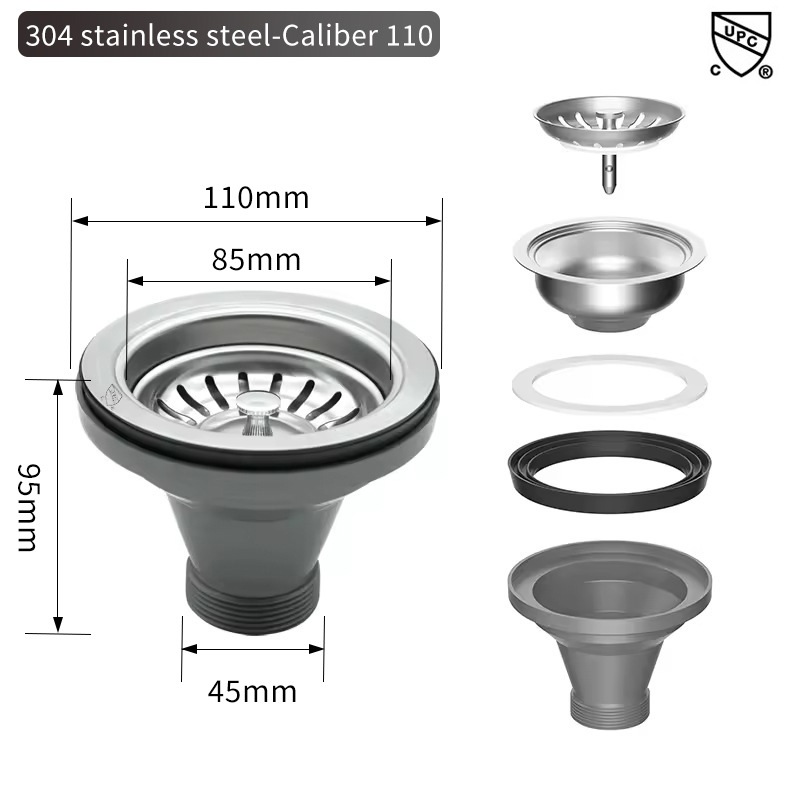 Sink Filter American Cup Kitch - Overflow Pipe Clip avaliação e preço