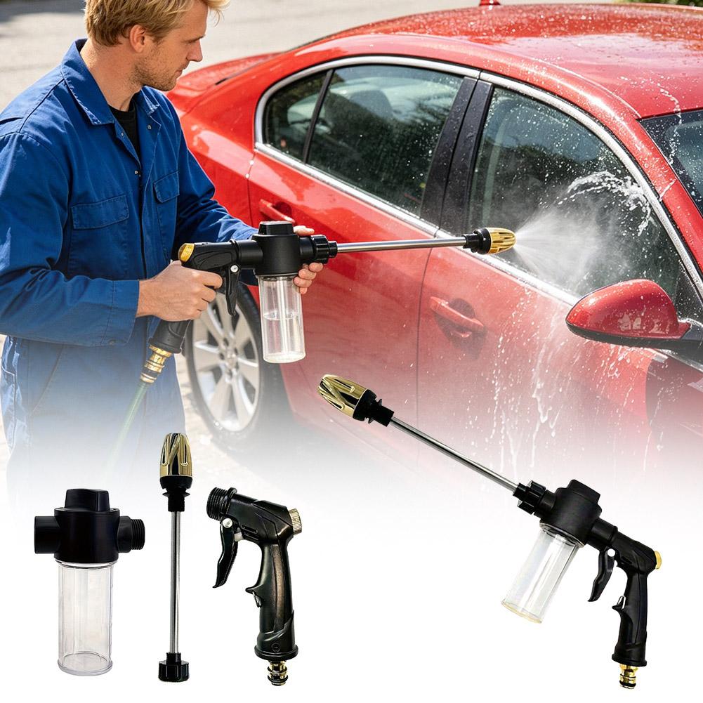 Long Pole Car Washing Tool Wat - Flexible Hose Braided avaliação e preço