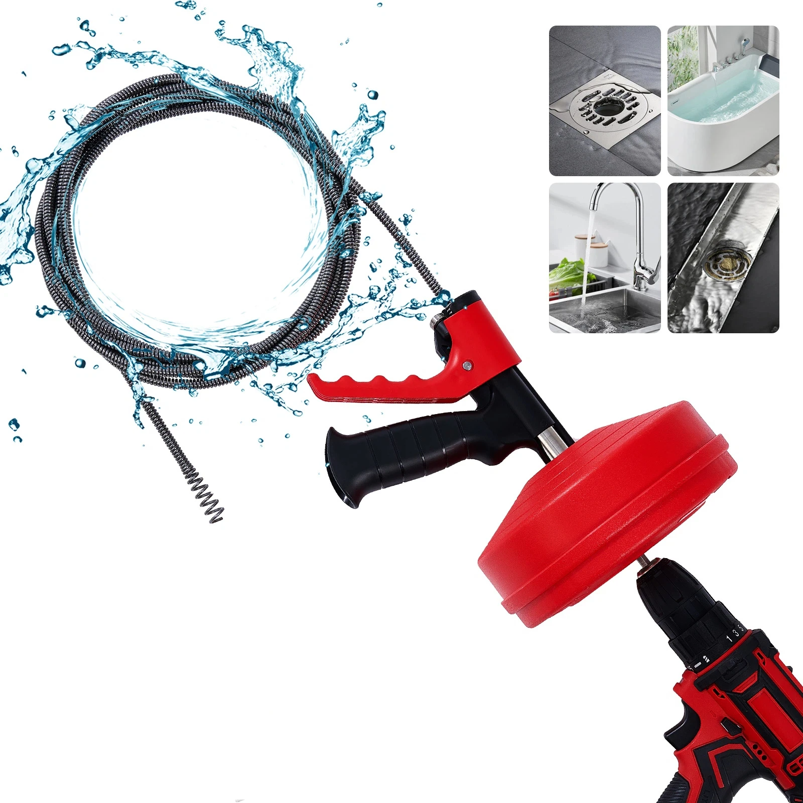 Professional Drain Snake Auger - Drain Snake Flexible avaliação e preço