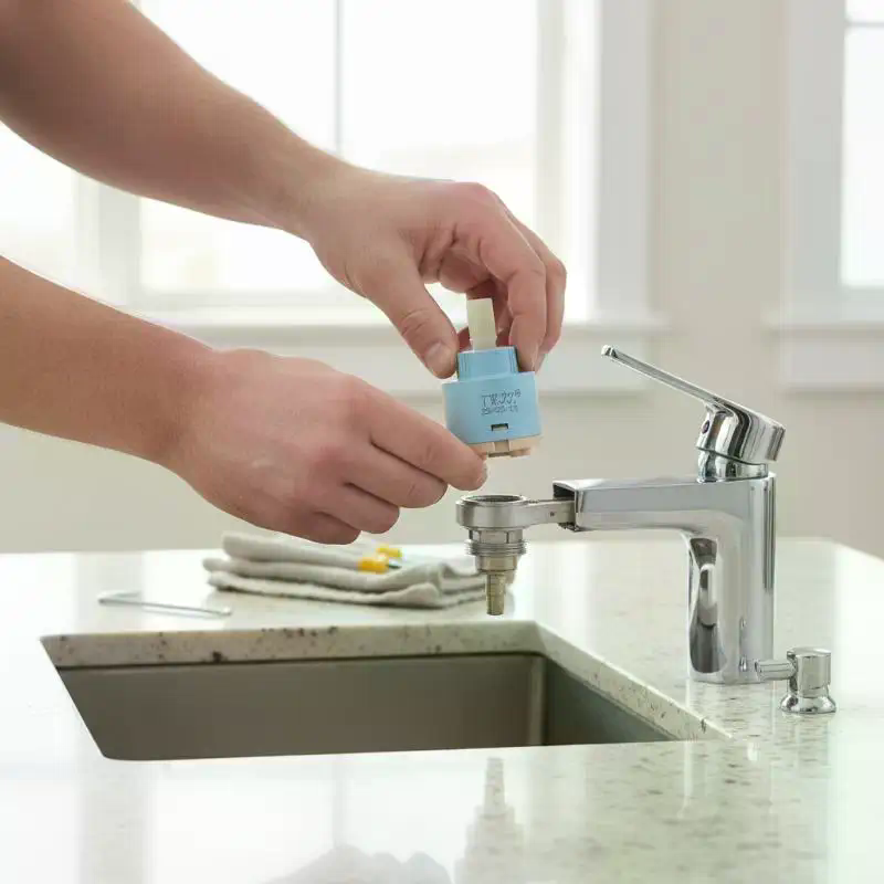 1Pcs Plastic Ceramic Cartridge - Basin Mixer Cartridge avaliação e preço
