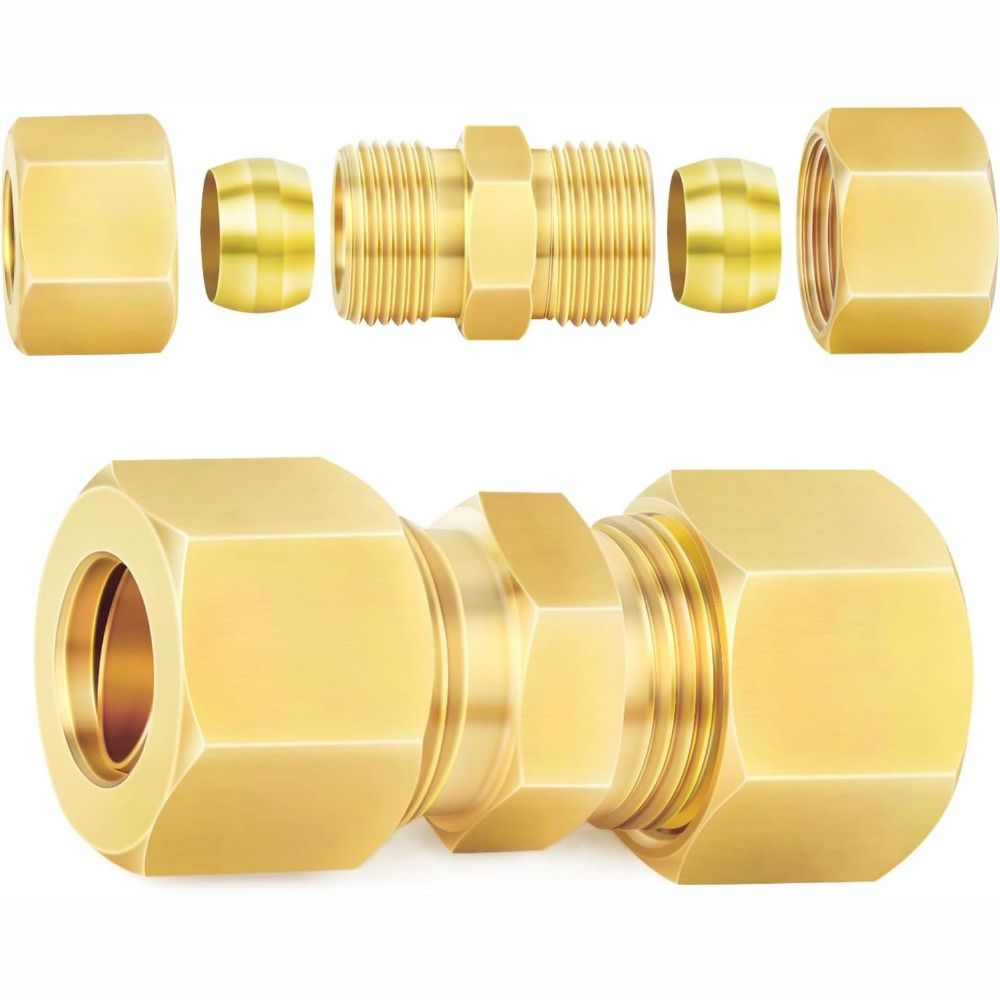 Adapter Brass Brass Compressio - Compression Fitting Brass avaliação e preço