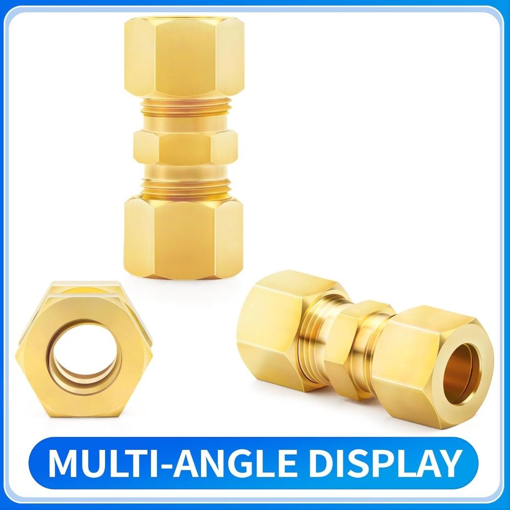 Adapter Brass Brass Compressio - Compression Fitting Brass avaliação e preço
