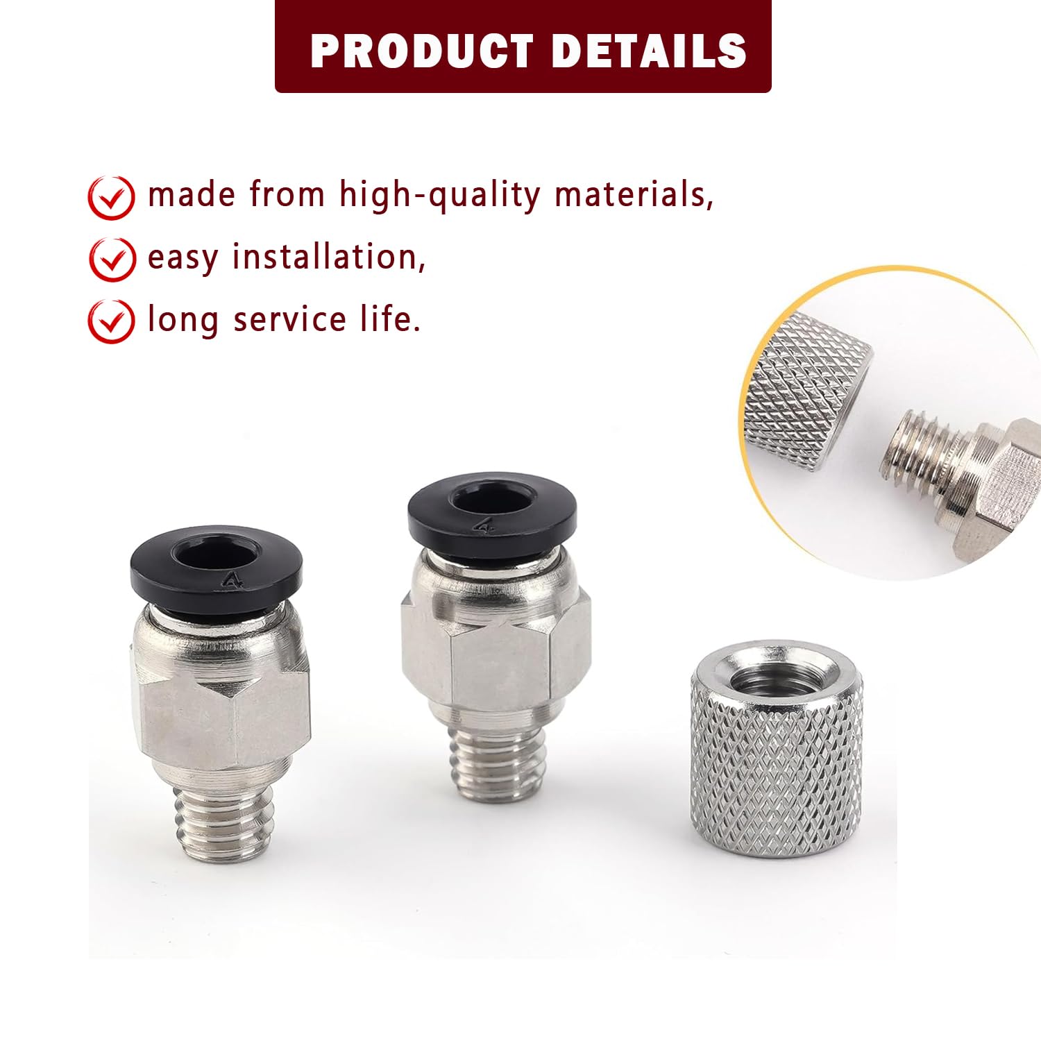 Upgrade PTFE Tube Connector St - Ptfe Tape Thread avaliação e preço