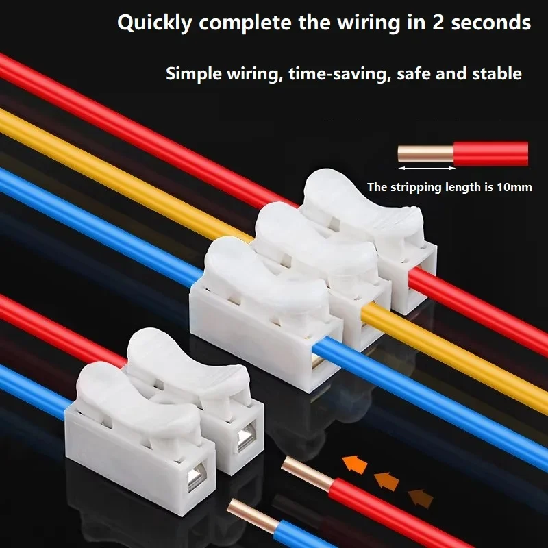 50pcs Push Quick Wire Cable CH - Push Fit Connector avaliação e preço