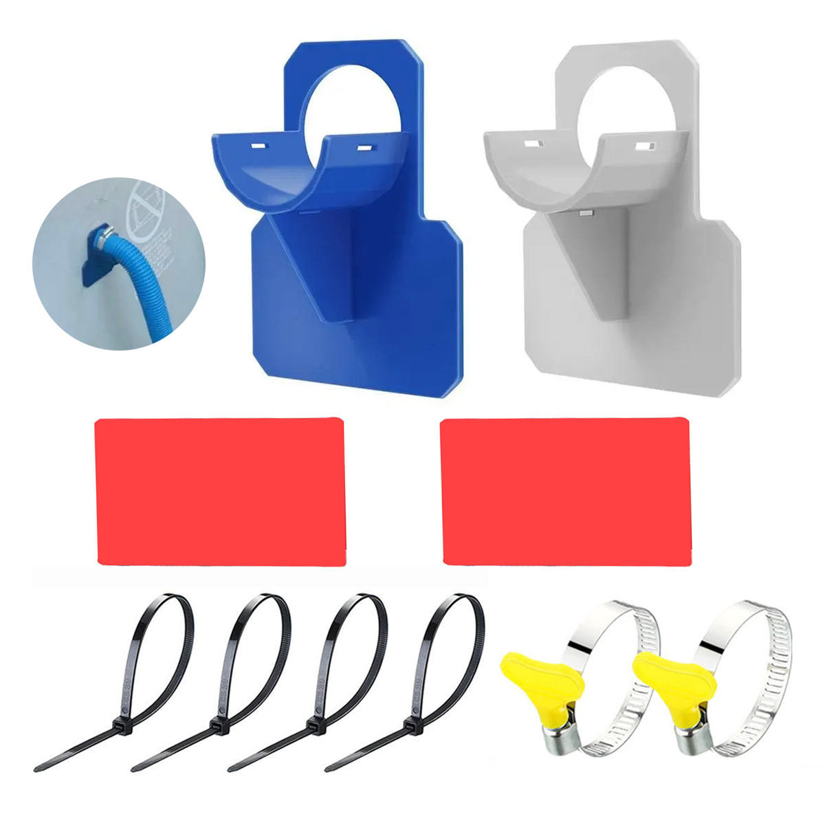 1 Set Swimming Pool Pipe Fixin - Plastic Pipe Clip avaliação e preço