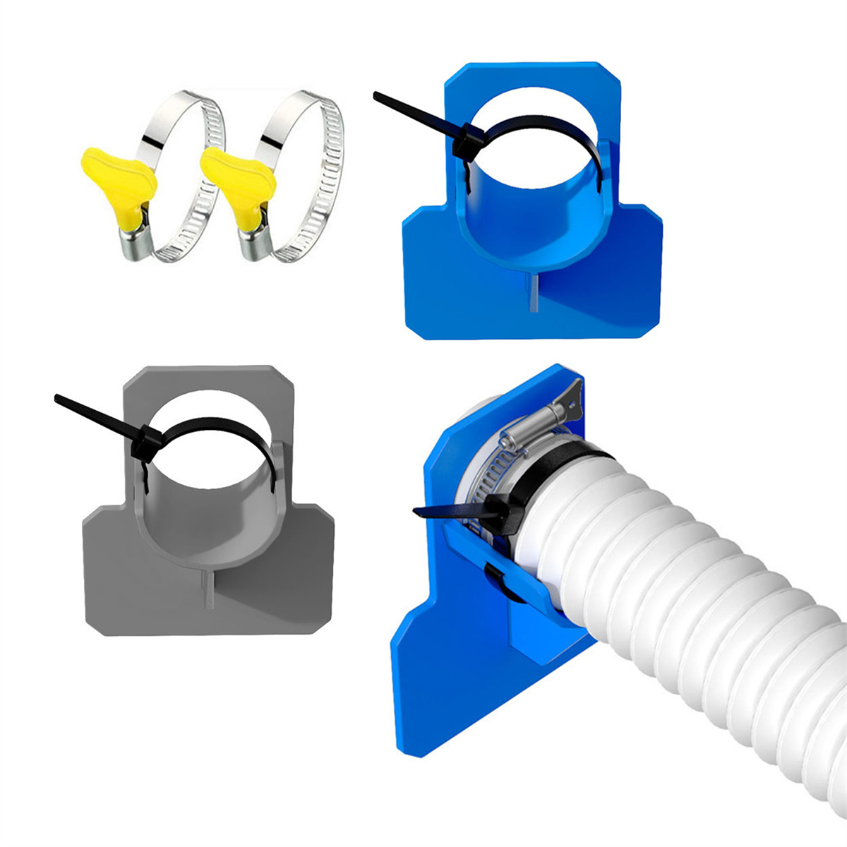 1 Set Swimming Pool Pipe Fixin - Plastic Pipe Clip avaliação e preço