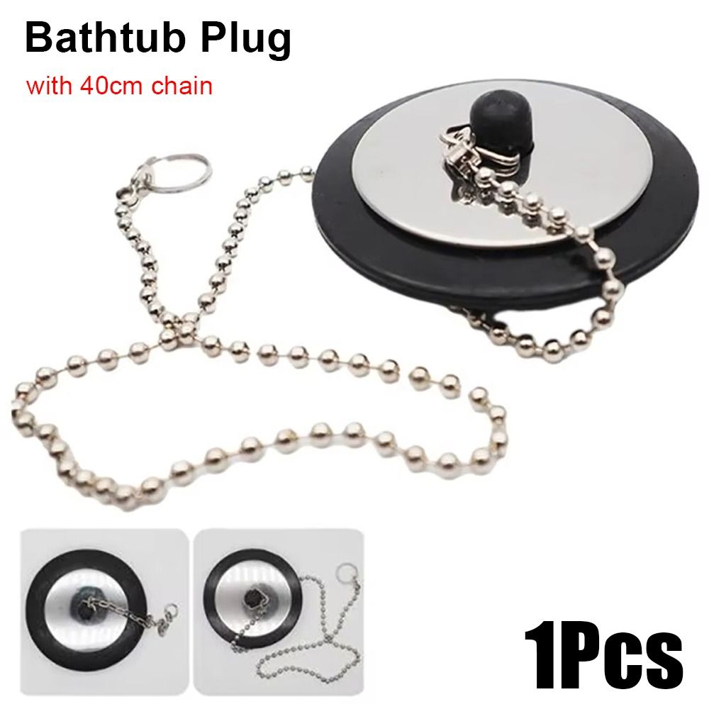 1Pcs Durable Rubber Tub Stoppe - Drain Pipe Clip avaliação e preço