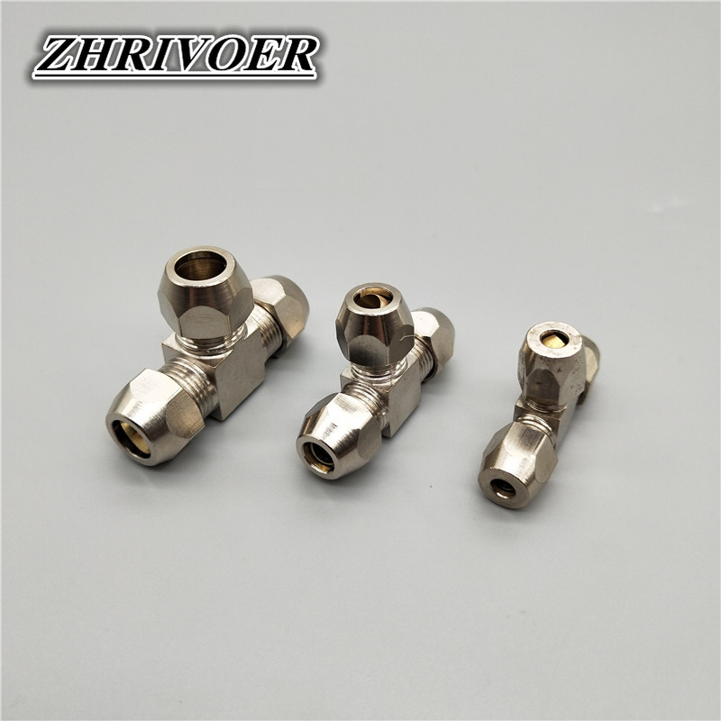 1Pcs Pneumatic Fittings Brass  - Compression Fitting Brass avaliação e preço