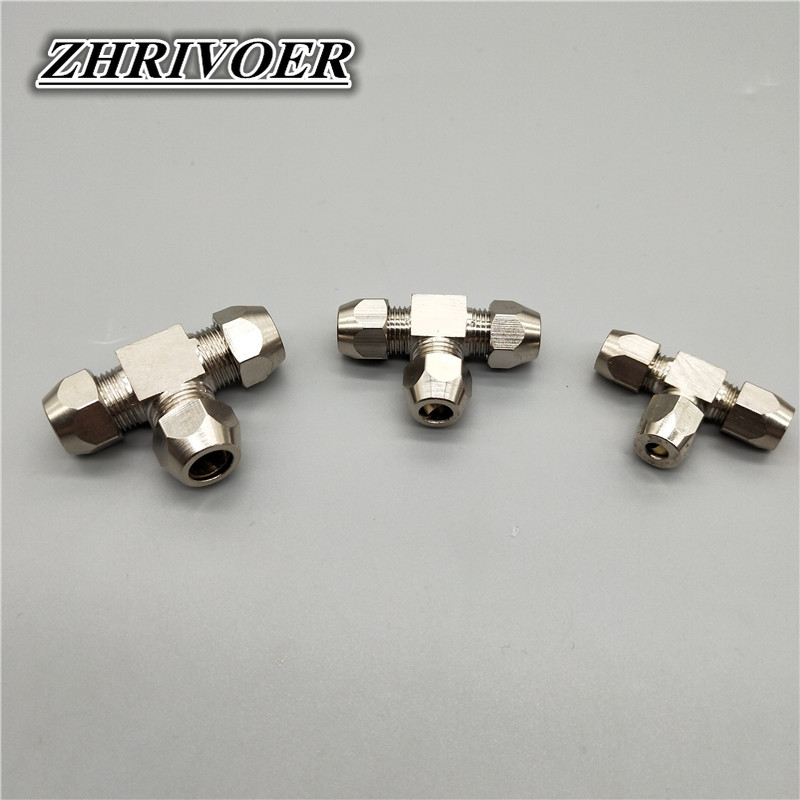 1Pcs Pneumatic Fittings Brass  - Compression Fitting Brass avaliação e preço
