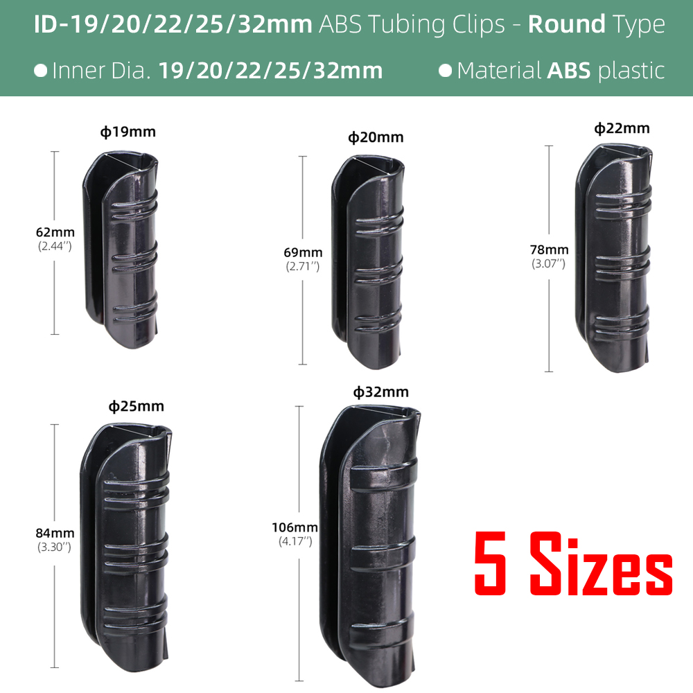 30PCS 19/20/22/25/32MM Garden  - Plastic Pipe Clip avaliação e preço