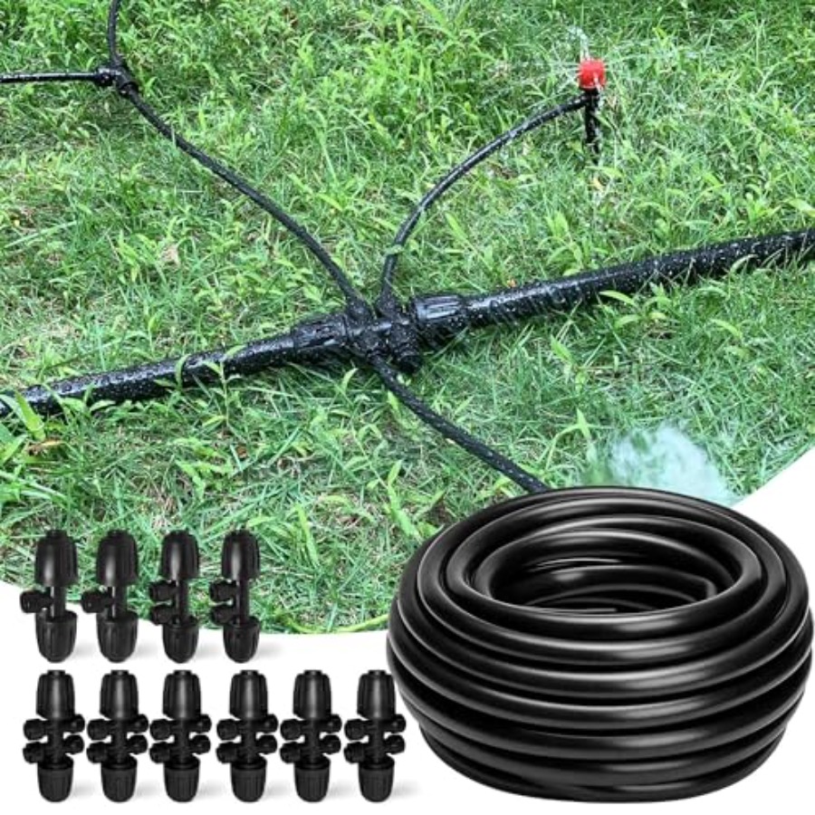 100FT 1/2 Inch Drip Irrigation - Push Fit Connector avaliação e preço