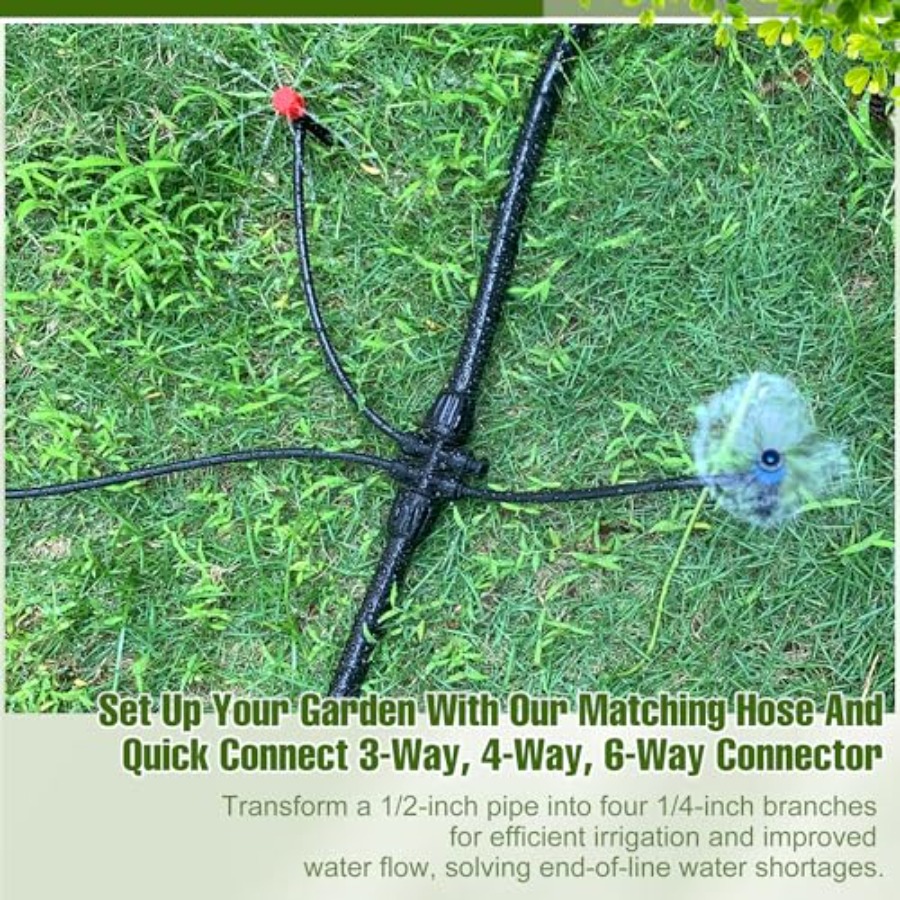100FT 1/2 Inch Drip Irrigation - Push Fit Connector avaliação e preço