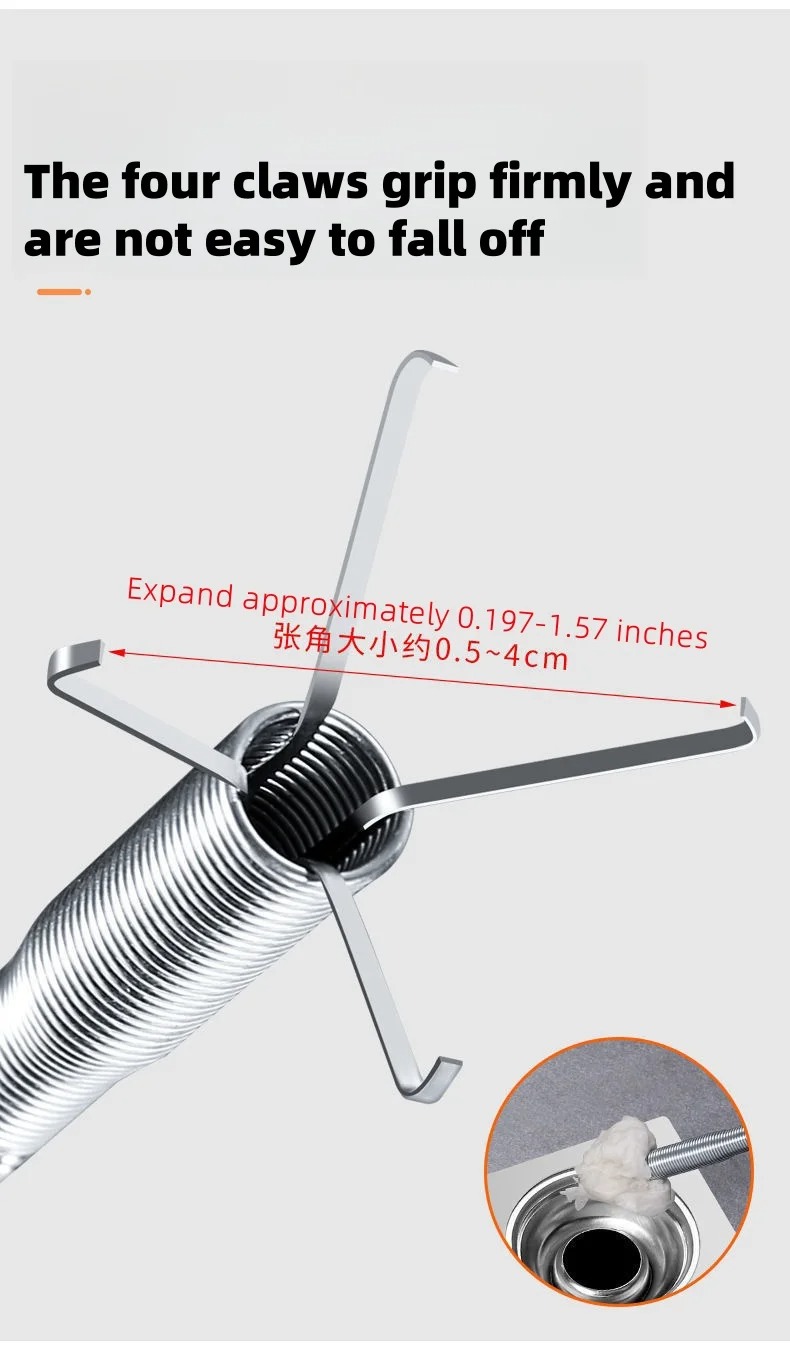 Flexible Spring Snake Drain Pi - Drain Snake Flexible avaliação e preço