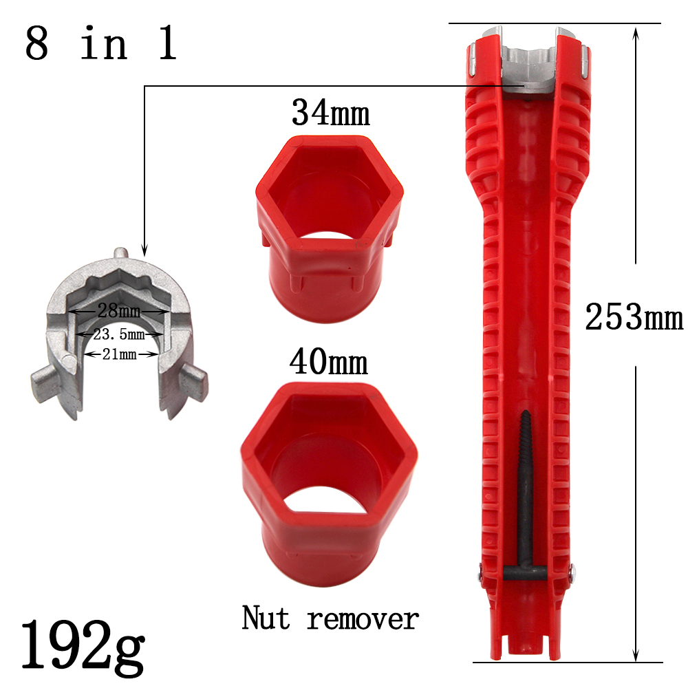 Three head red Sink wrench 8-i - Pipe Freeze Spray avaliação e preço