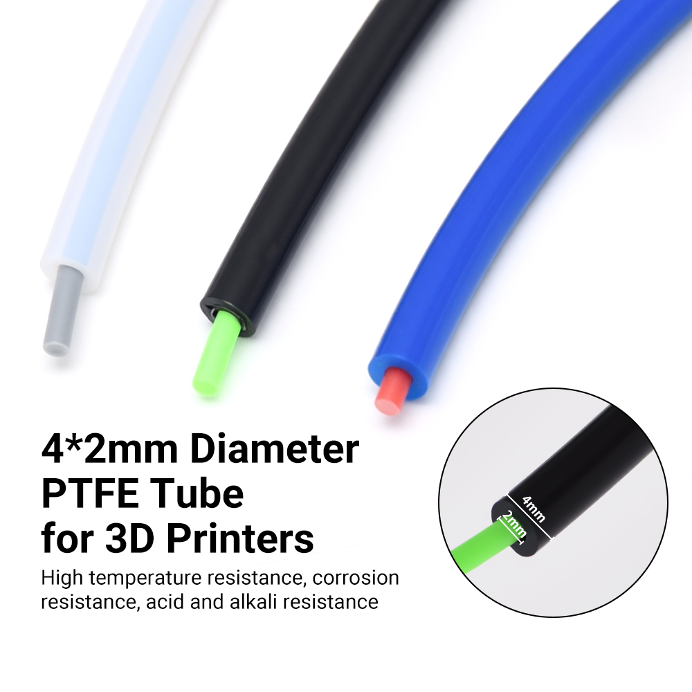 1/2/3M 3D Printer PTFE Tube Bo - Ptfe Tape Thread avaliação e preço