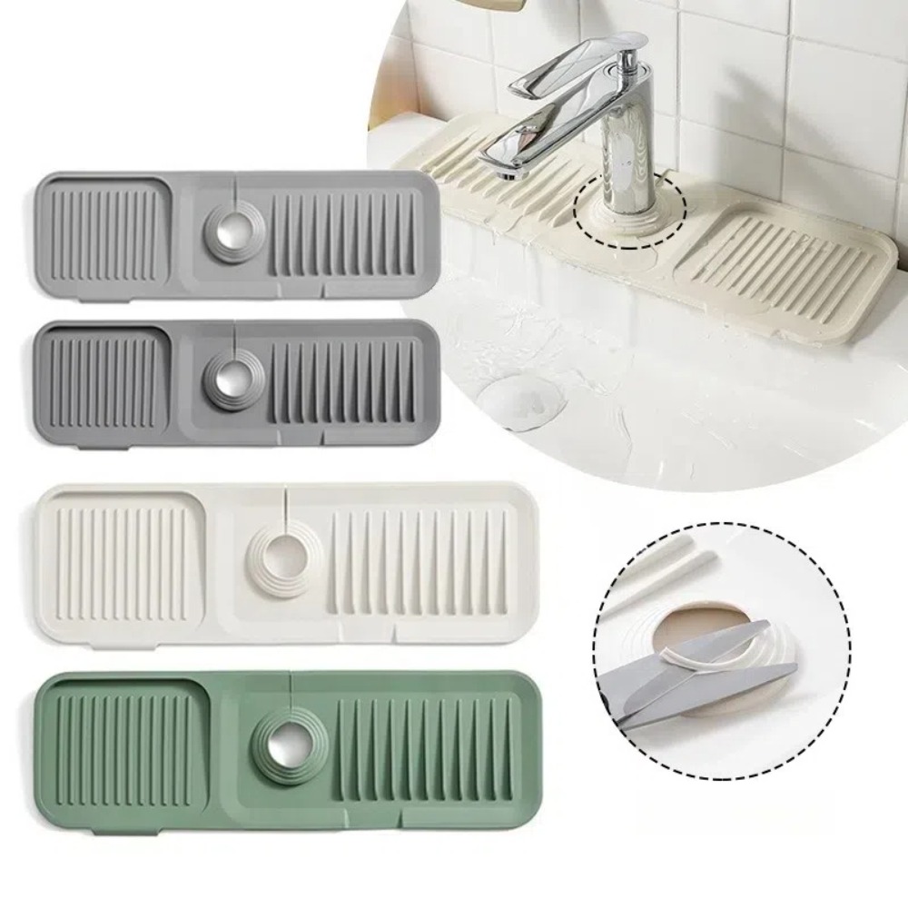 Portable Silicone Faucet Mat 3 - Silicone Tap Washer avaliação e preço