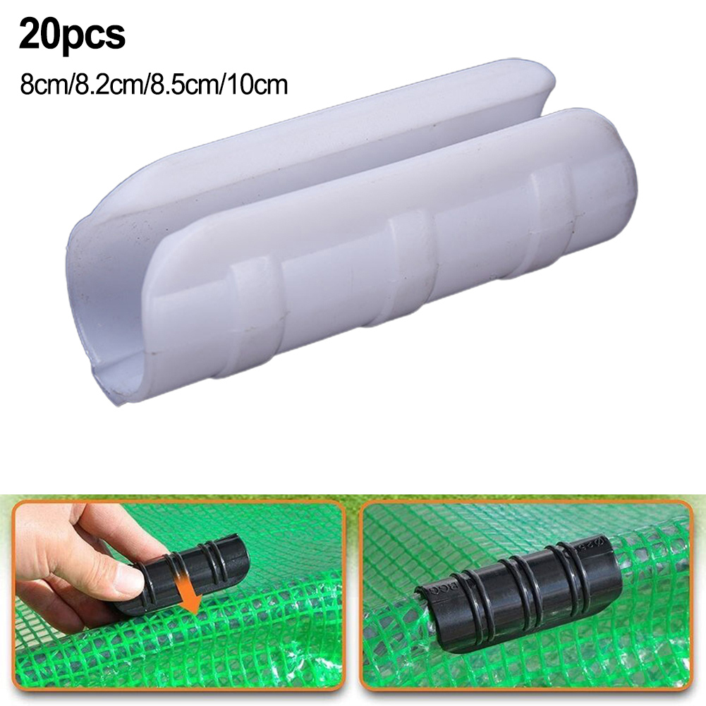 20Pc Greenhouse Frame Film Buc - Plastic Pipe Clip avaliação e preço