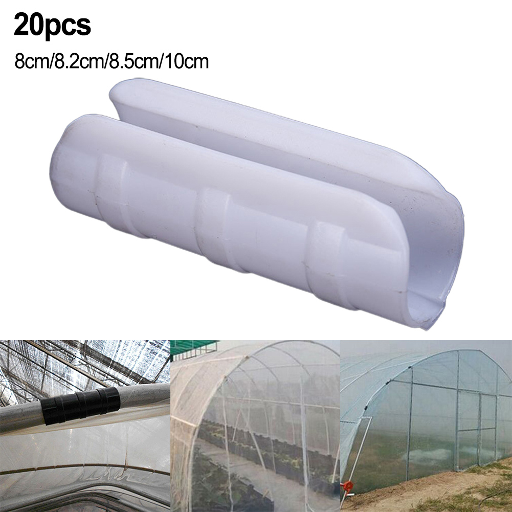 20Pc Greenhouse Frame Film Buc - Plastic Pipe Clip avaliação e preço