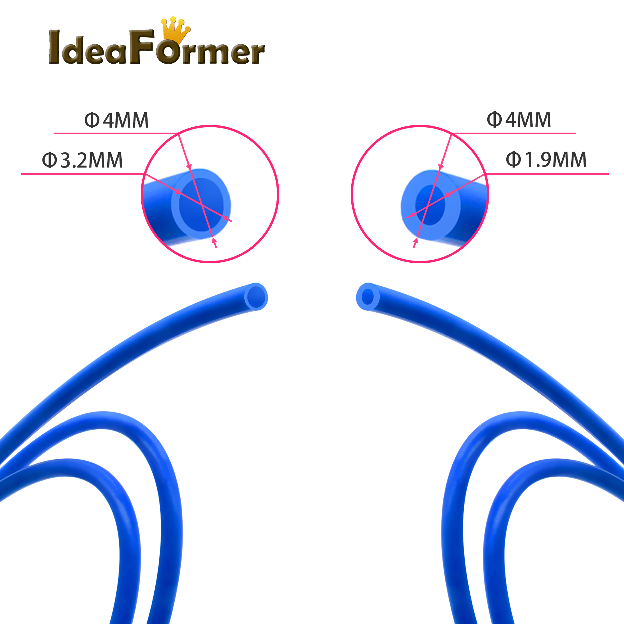 IdeaFormer 1/2/5M PTFE Tube Pi - Ptfe Tape Thread avaliação e preço